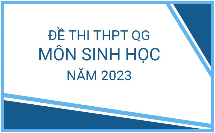 HOT_ Bộ đề thi thử THPT Quốc Gia môn Sinh Học năm học 2023
