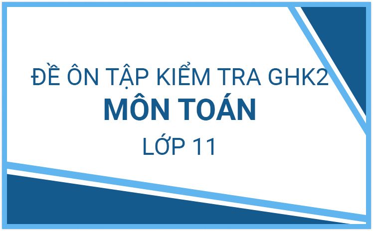 30+ Đề Ôn Tập Kiểm Tra GHK 2 Môn Toán 11 năm 2023  Có Đáp Án và Lời Giải