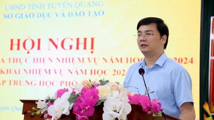 Giám đốc Sở GD&ĐT Tuyên Quang chia sẻ nỗ lực của địa phương để dạy và học tốt