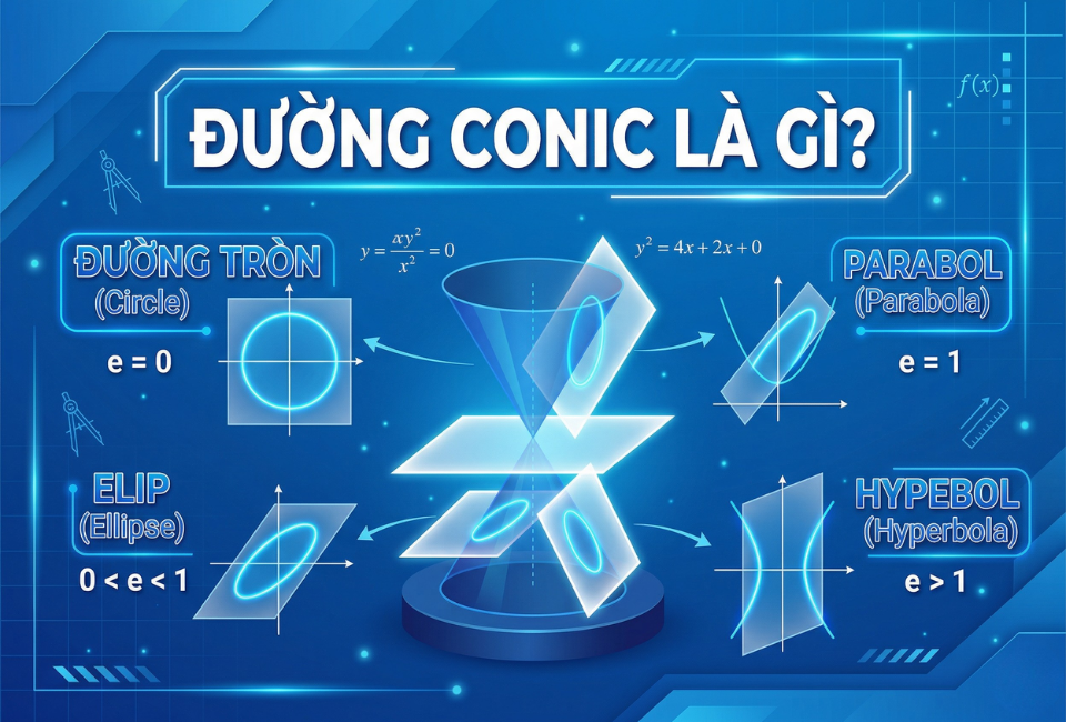 Lý thuyết cơ bản về 3 đường Conic