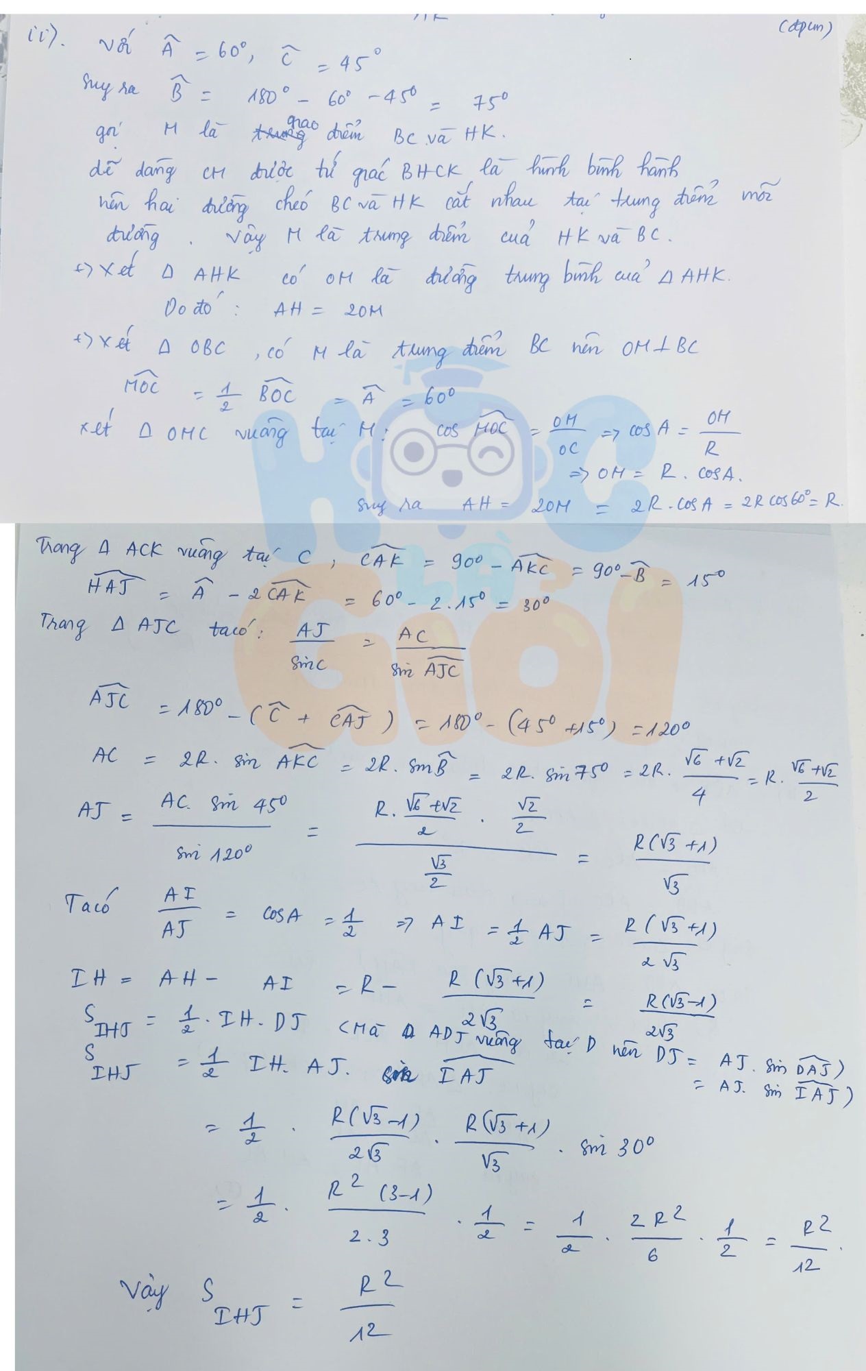 Đáp án đề thi môn Toán vào 10 TP HCM 2026-2027