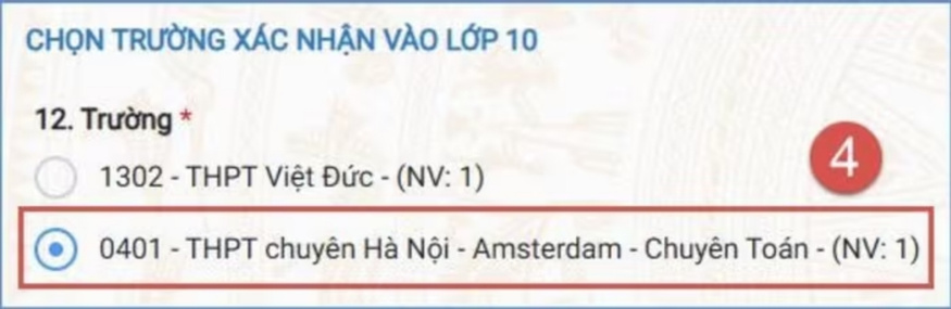 Cách xác nhận nhập học trực tuyến