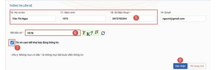 Cách xác nhận nhập học trực tuyến
