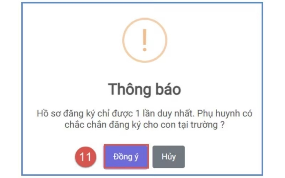 Điều chỉnh nguyện vọng nhập học trực tuyến 