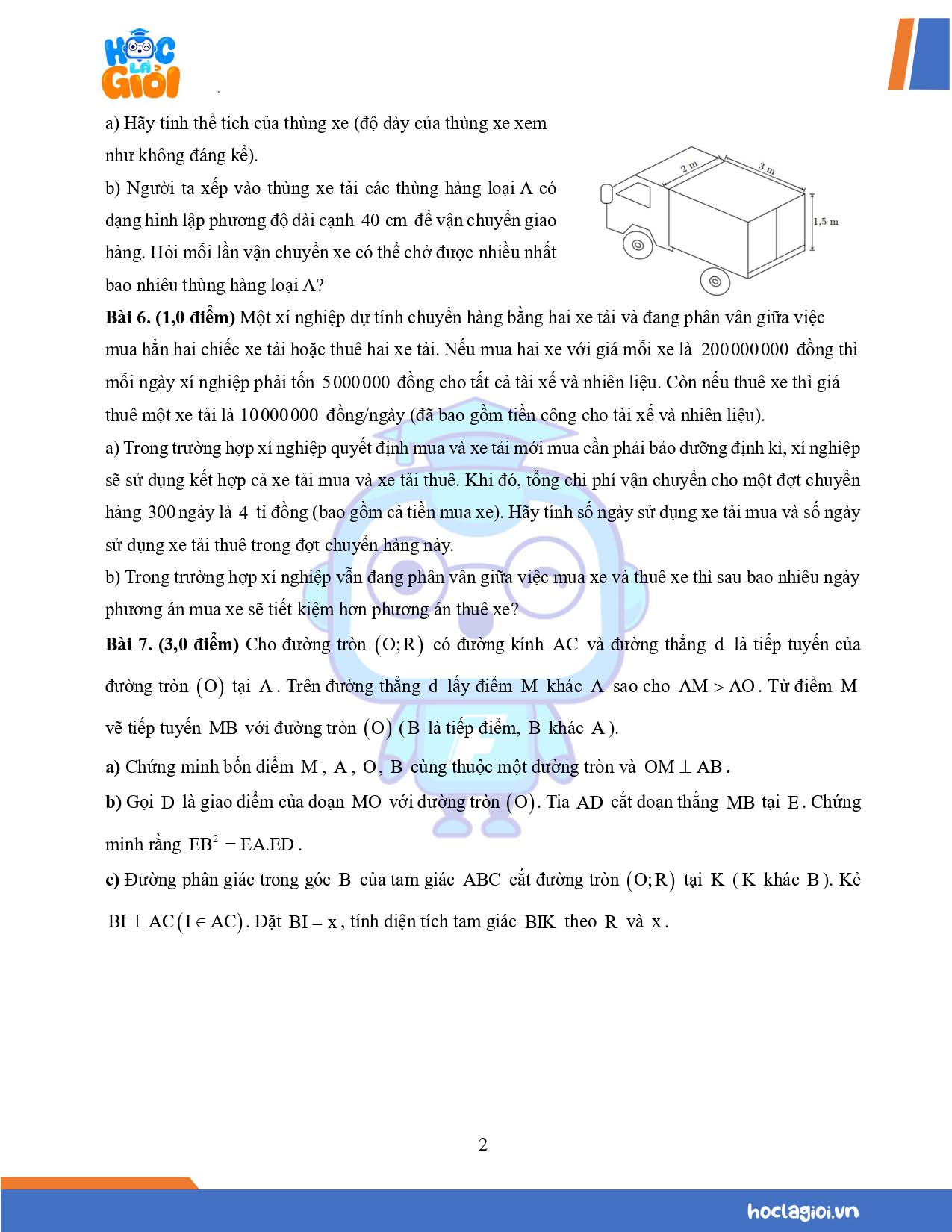 Đề 1 ôn cuối kì 2 Toán 9 Chân Trời Sáng Tạo 02