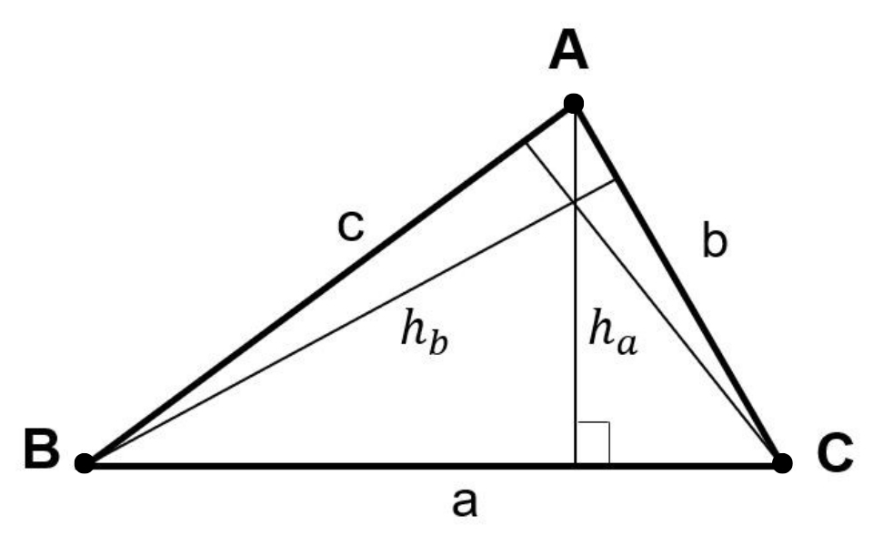 Cách tính diện tích hình tam giác số 1