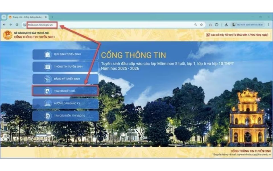 In Giấy xác nhận nhập học trực tuyến
