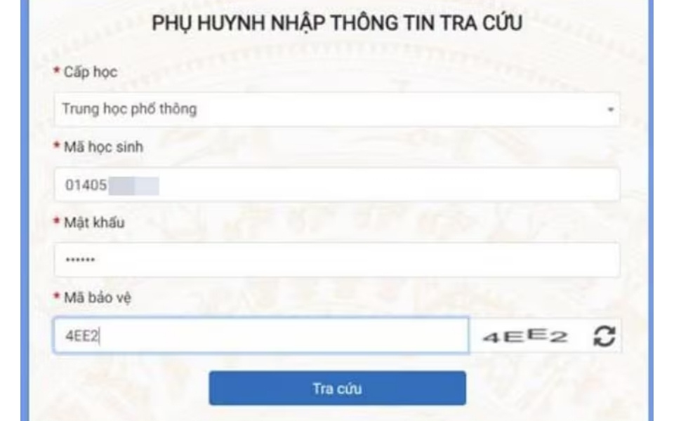 In Giấy xác nhận nhập học trực tuyến