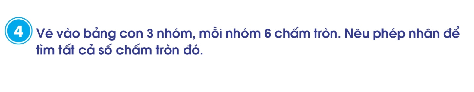 Bài tập bảng nhân 6 SGK Cánh Diều