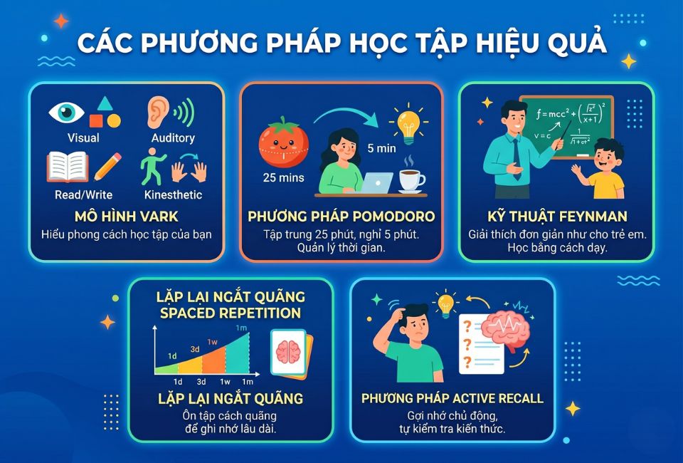 Top 10 các phương pháp học tập hiệu quả nhất hiện nay