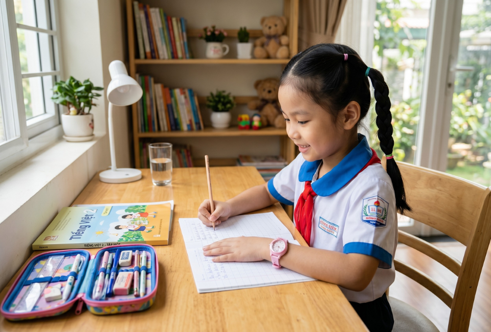 Xu hướng học tập của trẻ lớp 2