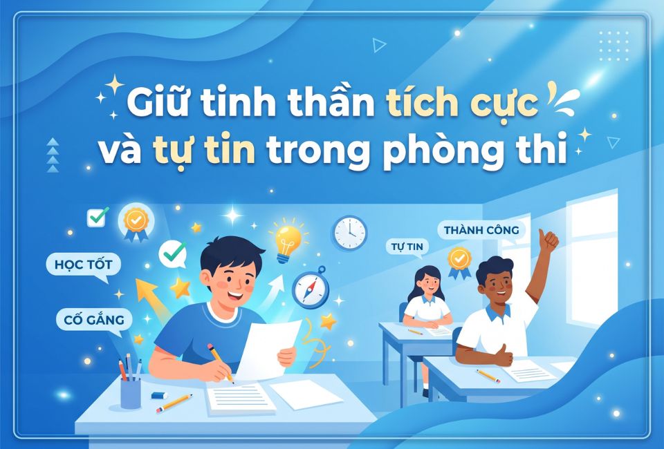 Giữ tinh thần tích cực và tự tin
