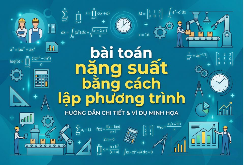 Chuyên đề giải bài toán bằng cách lập phương trình - Bài tập năng suất