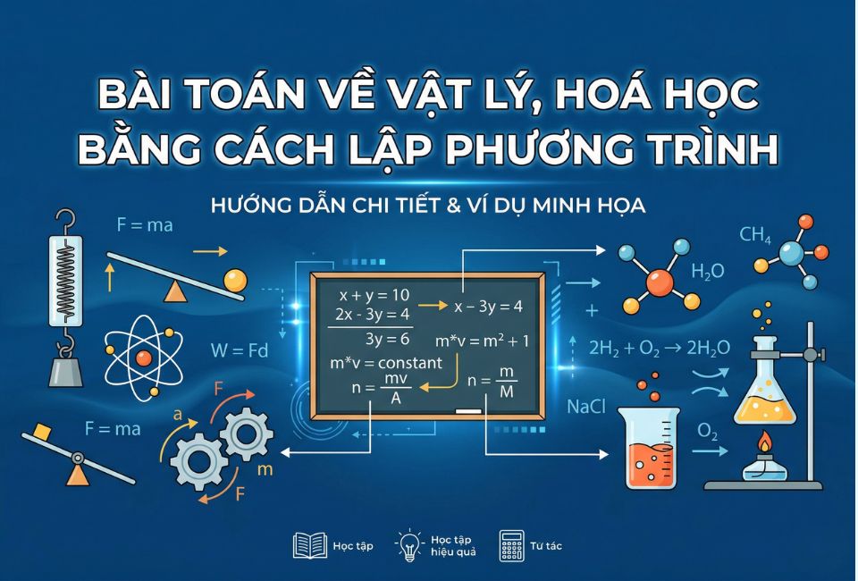 Bài toán về vật lý, hoá học