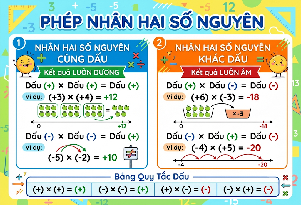 Phép nhân hai số nguyên