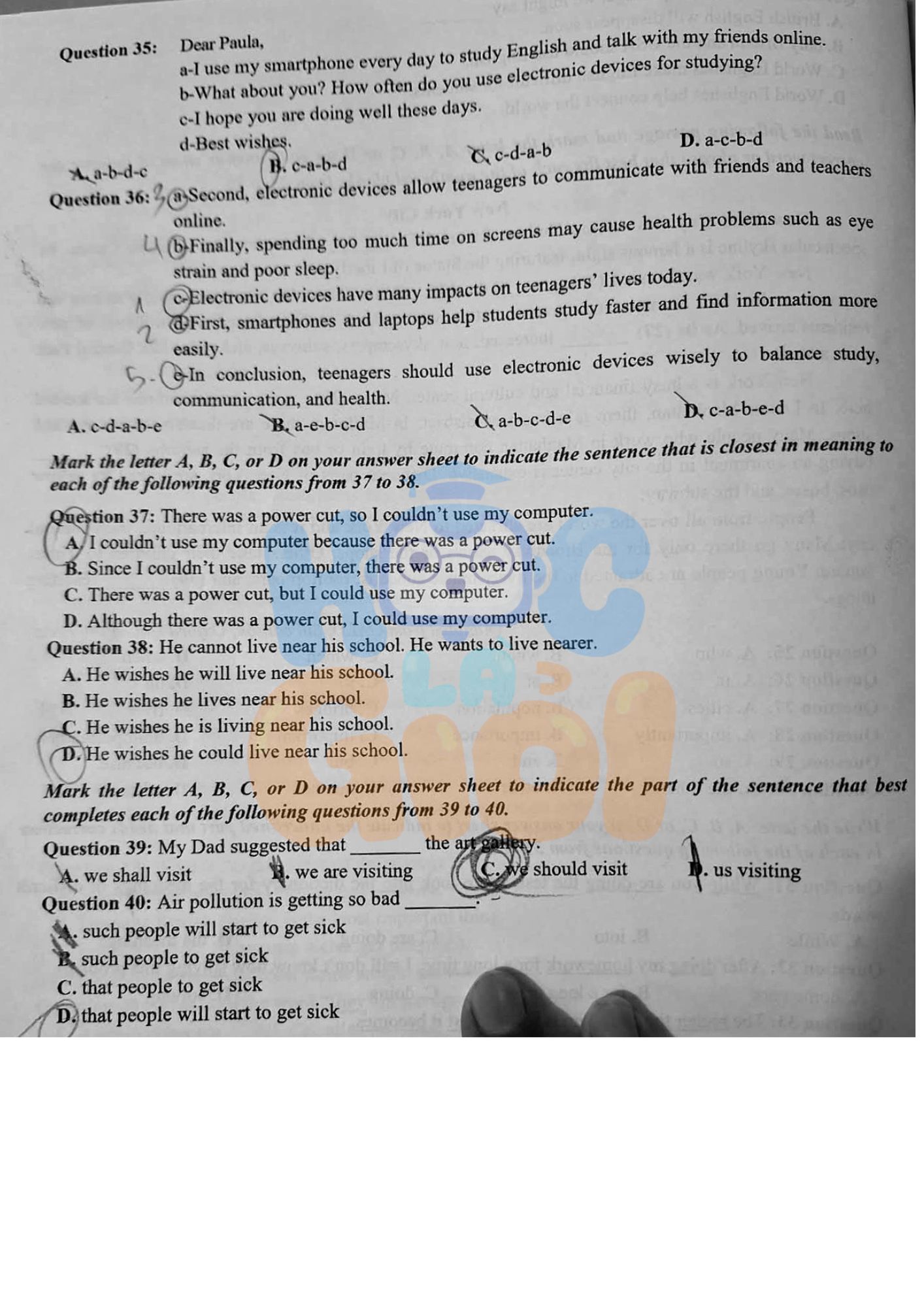 Đề thi Tiếng Anh vào 10 Đồng Tháp 2026 - 2027