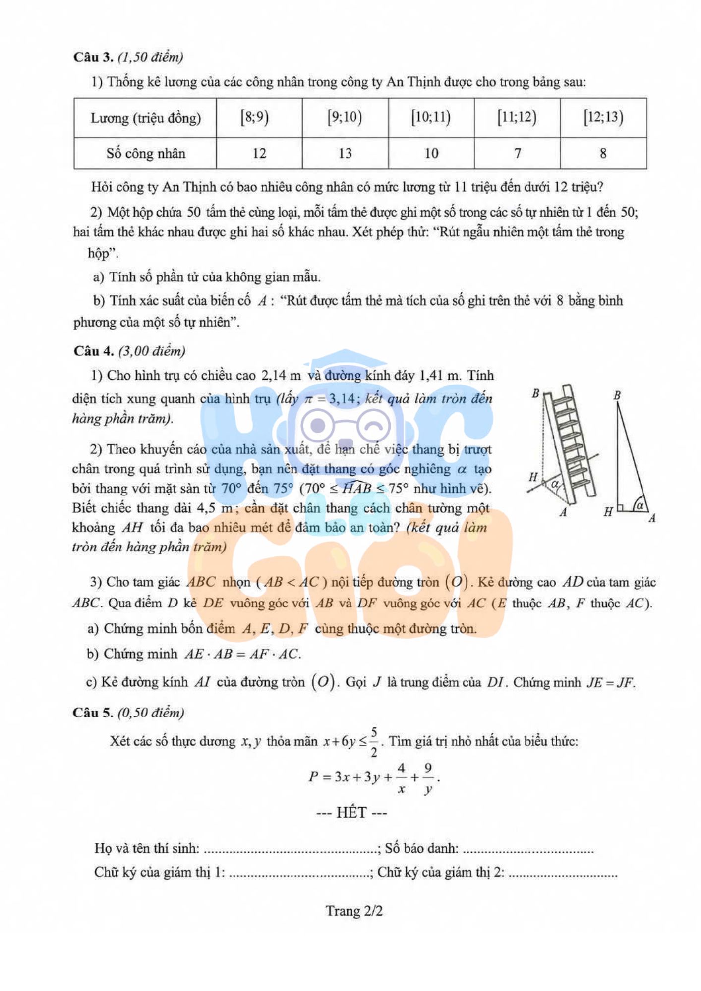 Đề thi môn Toán vào lớp 10 Đắk Lắk 2026-2027: