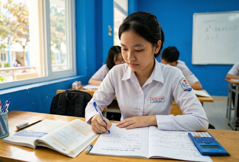 Bài tập tự luyện về xét dấu tam thức bậc hai