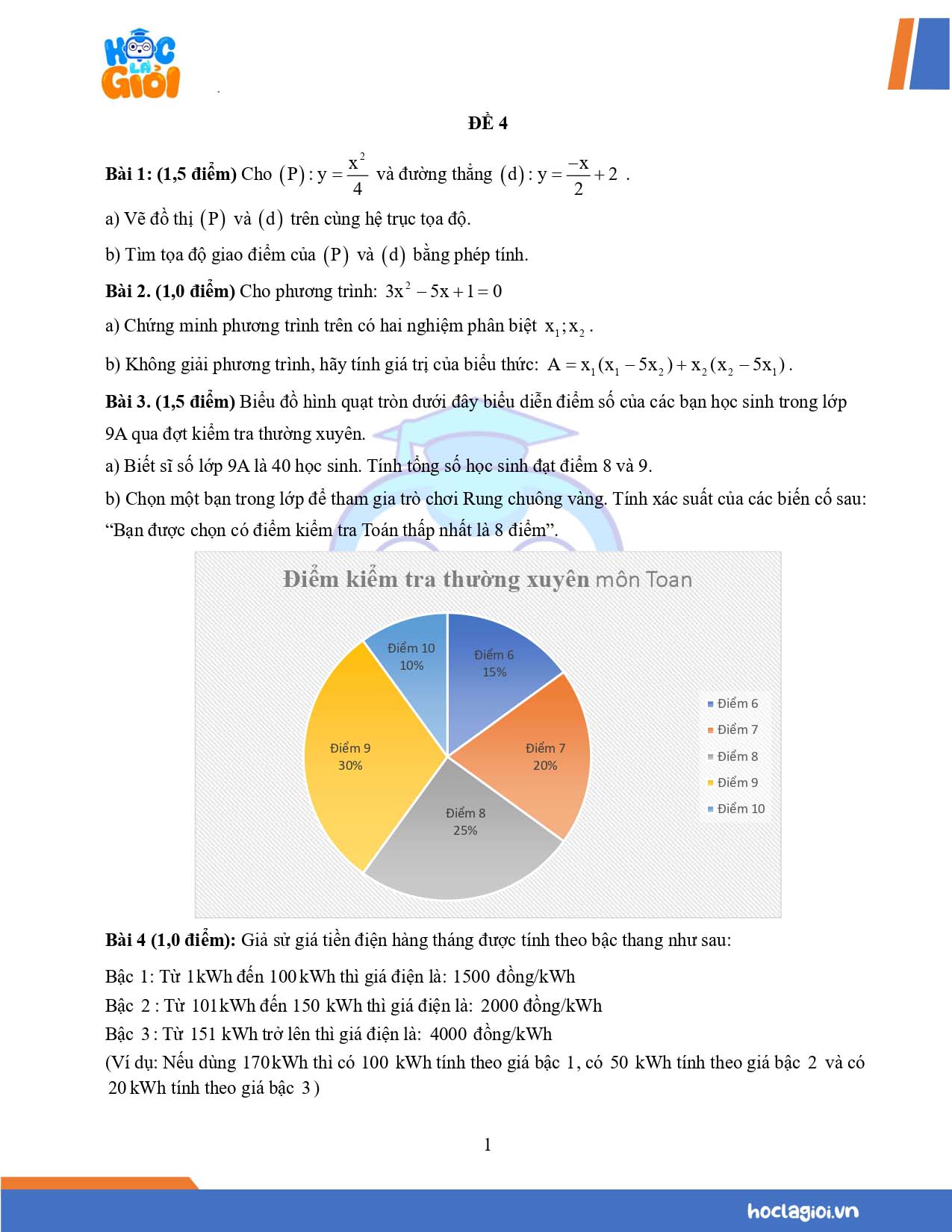 Đề 4 ôn cuối kì 2 Toán 9 Chân Trời Sáng Tạo 01