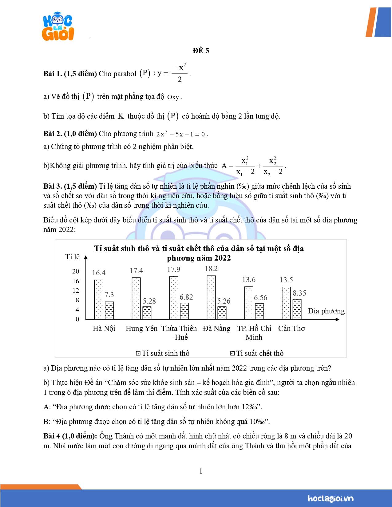 Đề 4 ôn cuối kì 2 Toán 9 Chân Trời Sáng Tạo 01