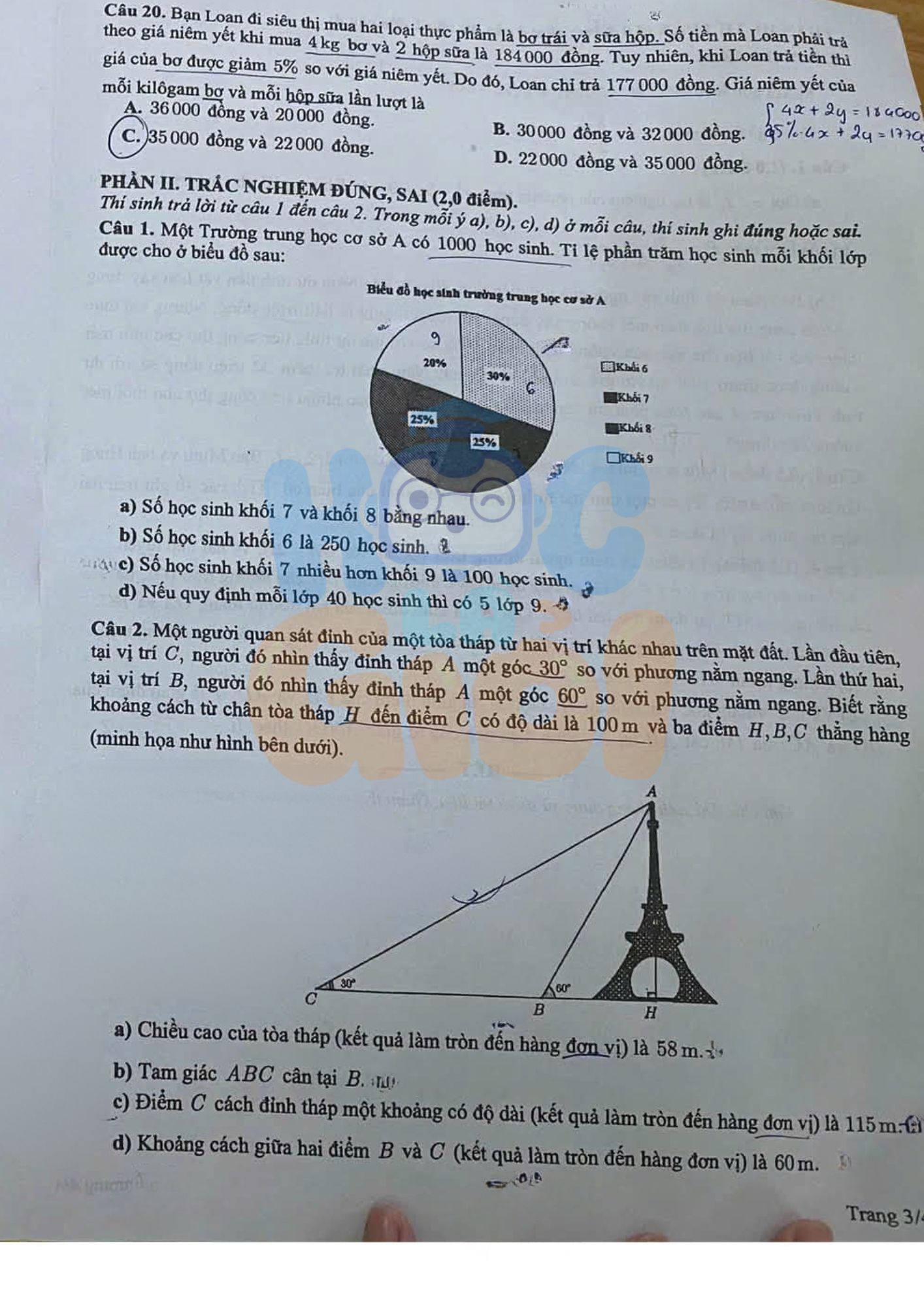 đề thi Toán vào 10 TP Cần Thơ 2026-2027