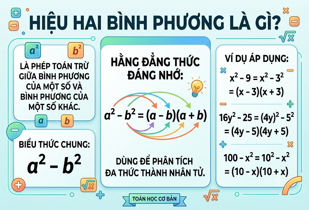 Hiệu hai bình phương là gì?