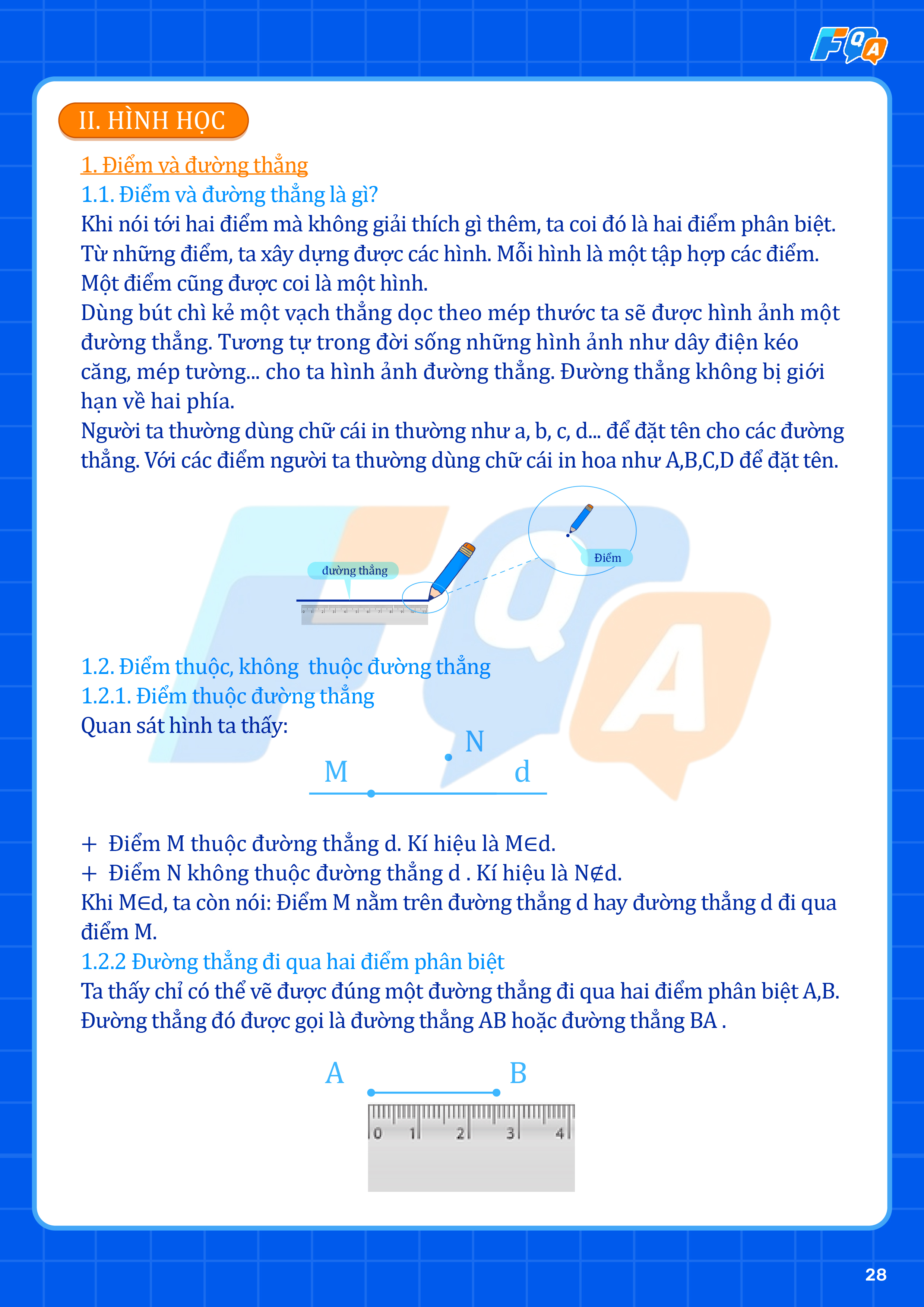 Tổng Hợp Kiến Thức Toán Lớp 6 - Phần Hình Học