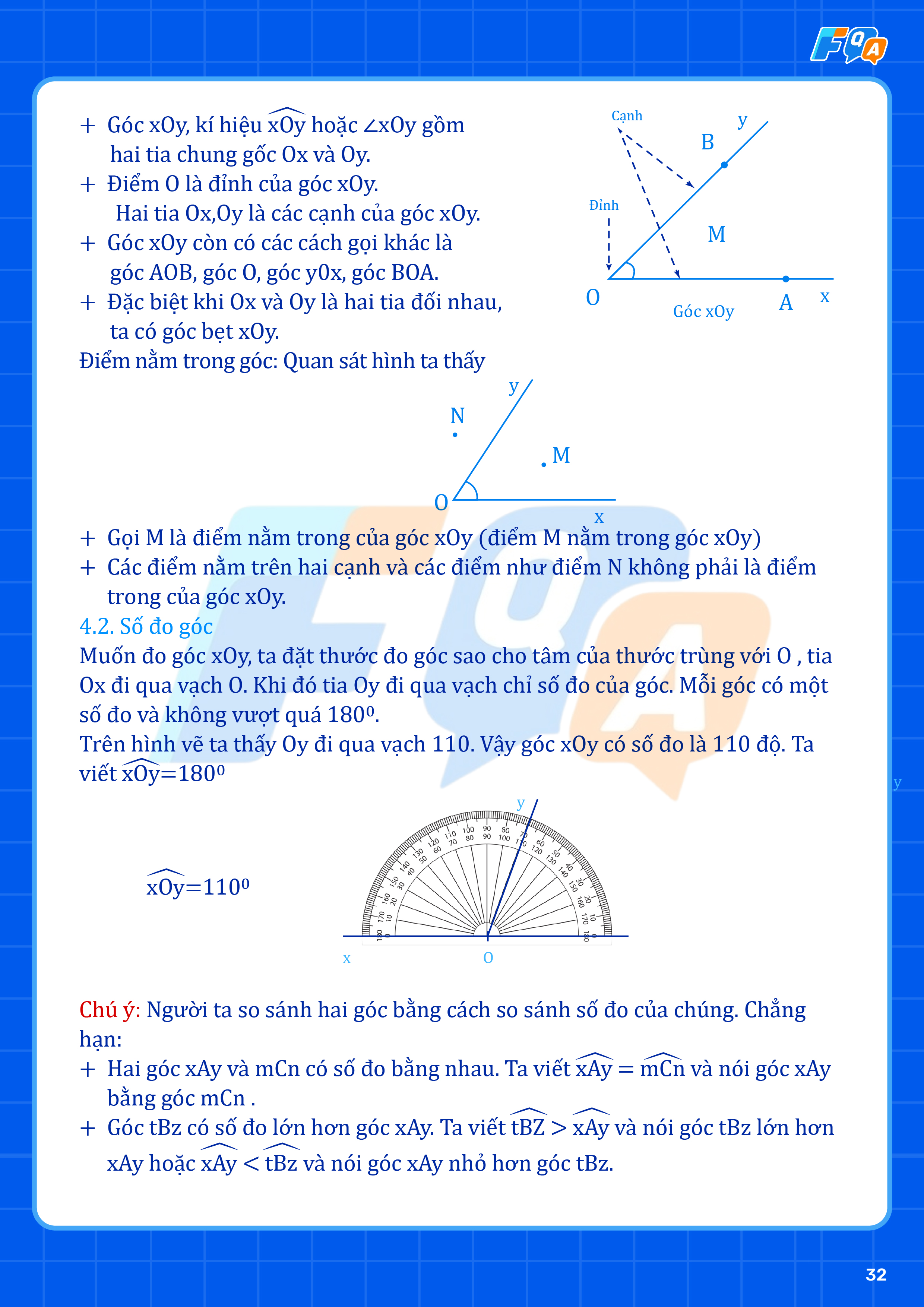 toán 6 số đo góc
