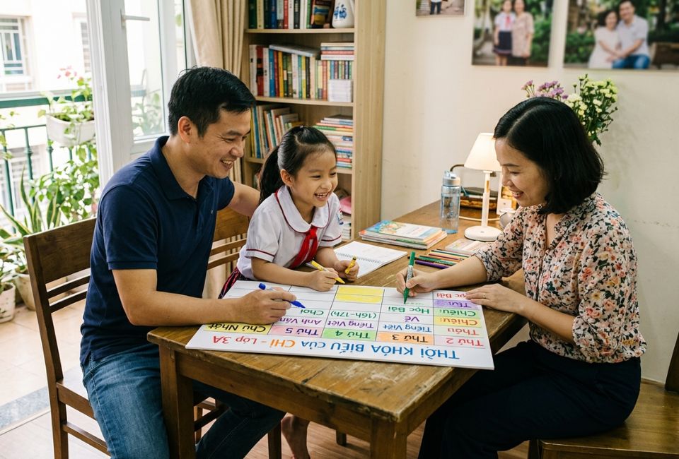 Xây dựng thời gian biểu và kỷ luật