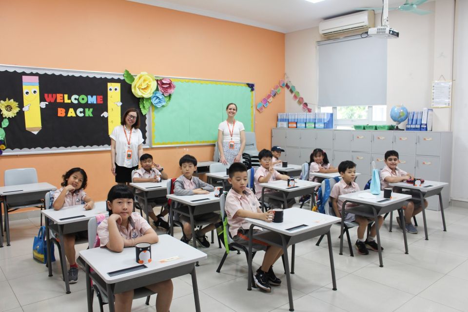 giờ học tại trường quốc tế SIS Hà Nội