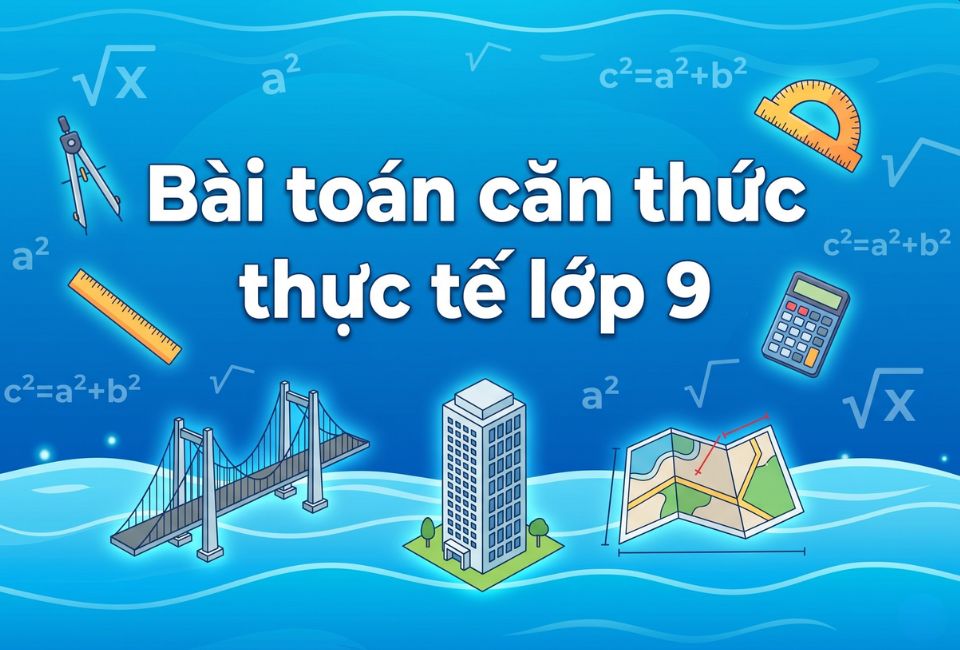 Những bài toán thực tế lớp 9 về căn thức