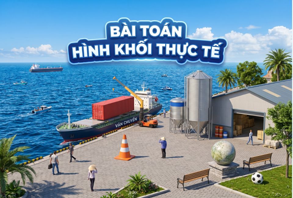 Những bài toán thực tế lớp 9 về hình khối
