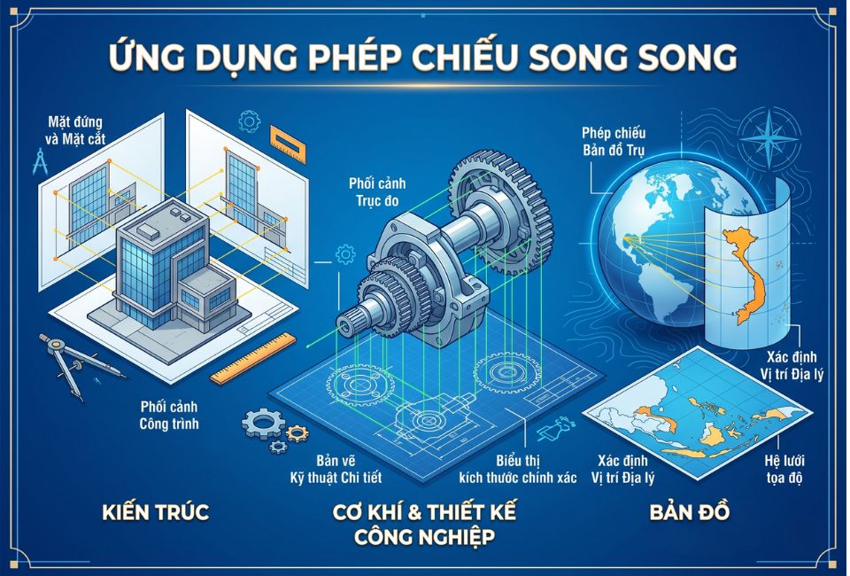 Ứng dụng phép chiếu song song