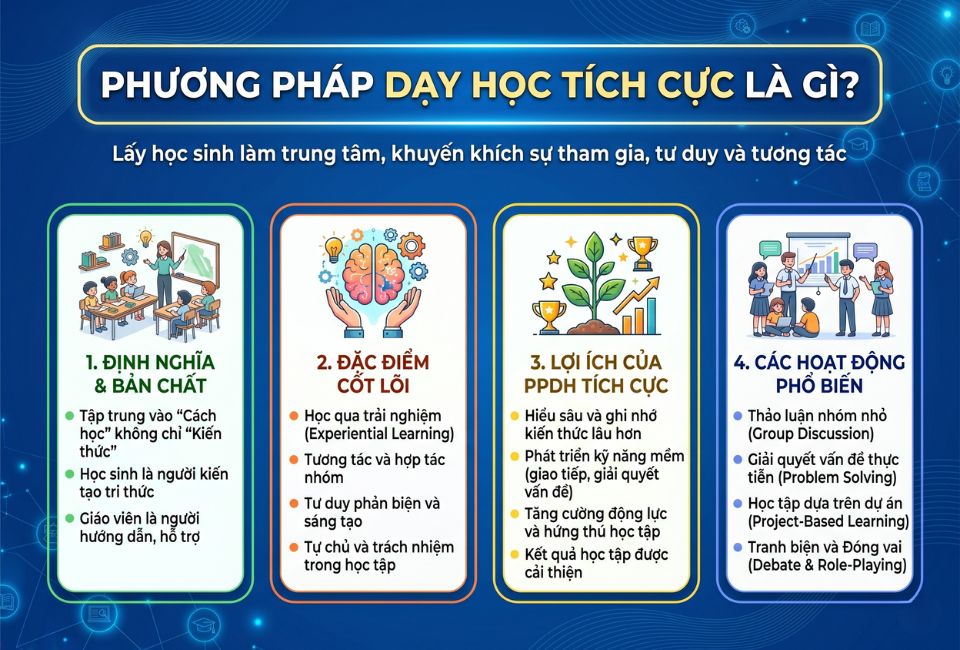 Phương pháp dạy học tích cực là gì?