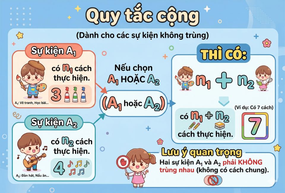 Tóm tắt về quy tắc cộng