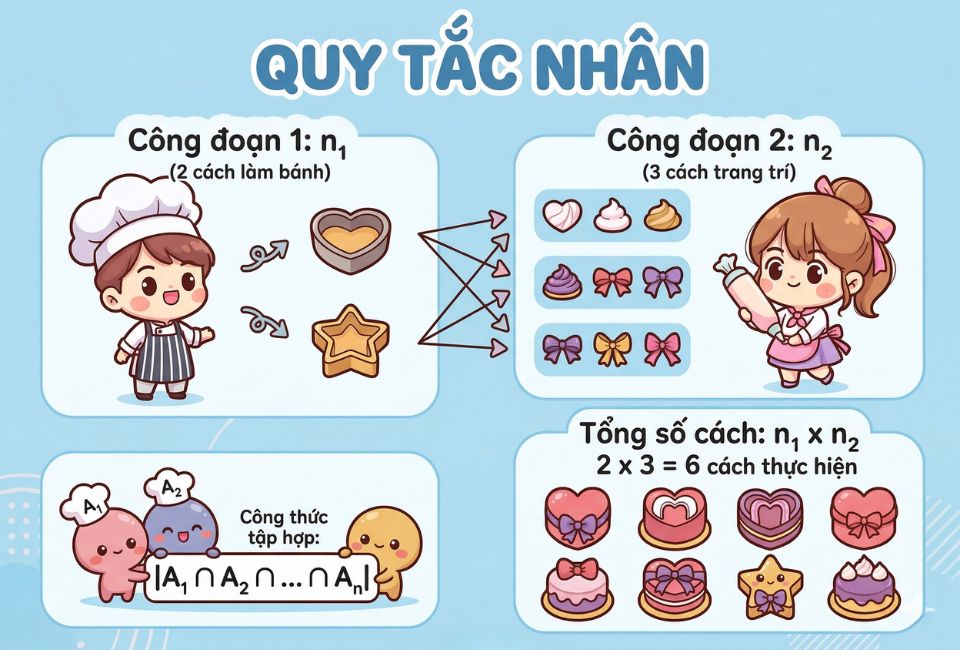 Tóm tắt về quy tắc nhân