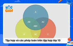 Tập hợp và các phép toán trên tập hợp lớp 10 | Hoclagioi.vn