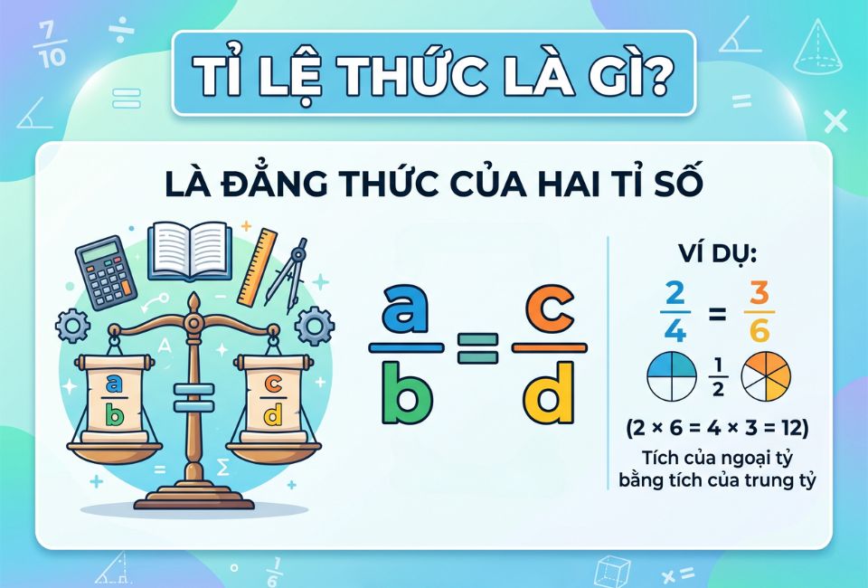 Tỉ lệ thức là gì?