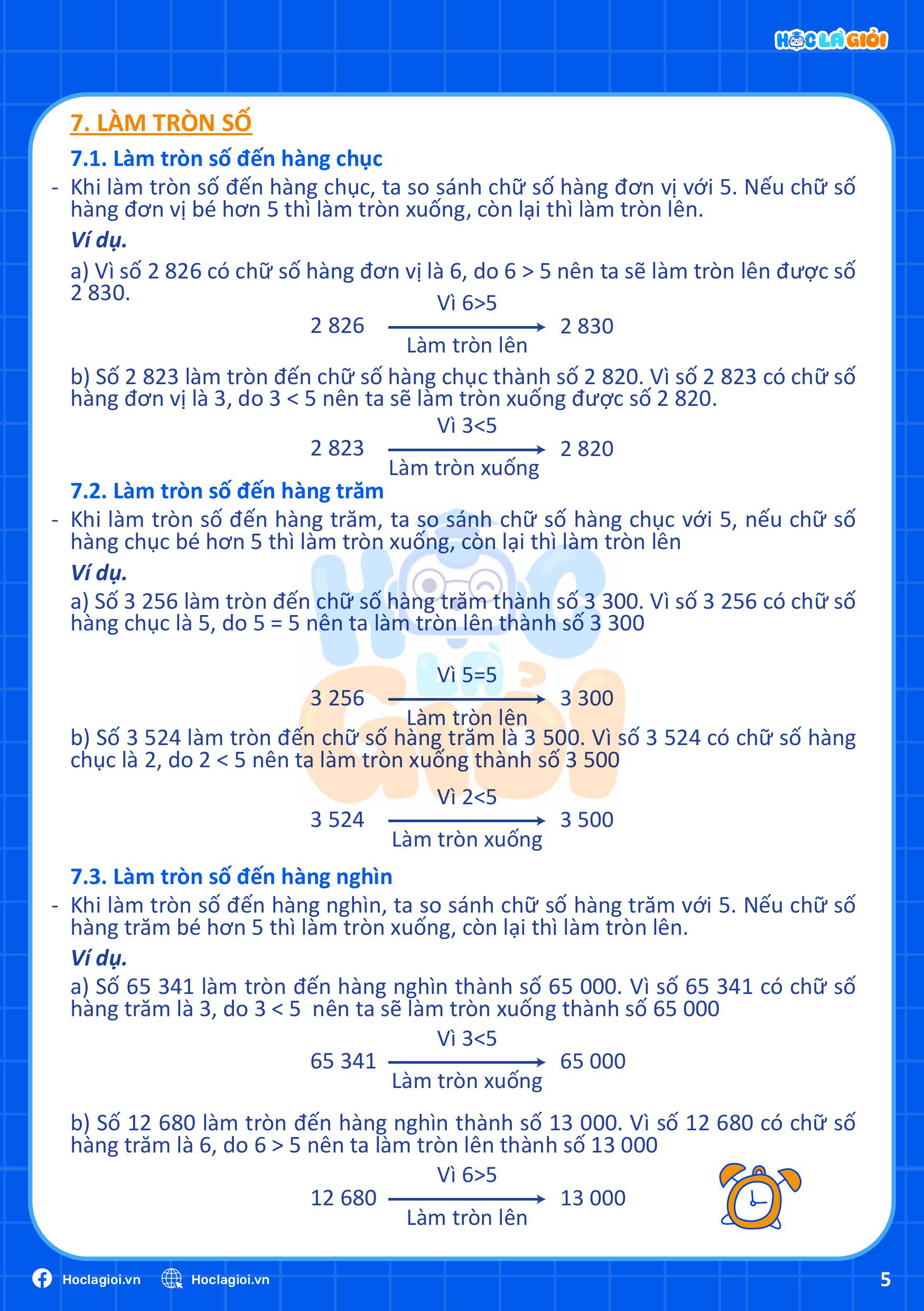 tổng hợp kiến thức toán 3 trọng tâm