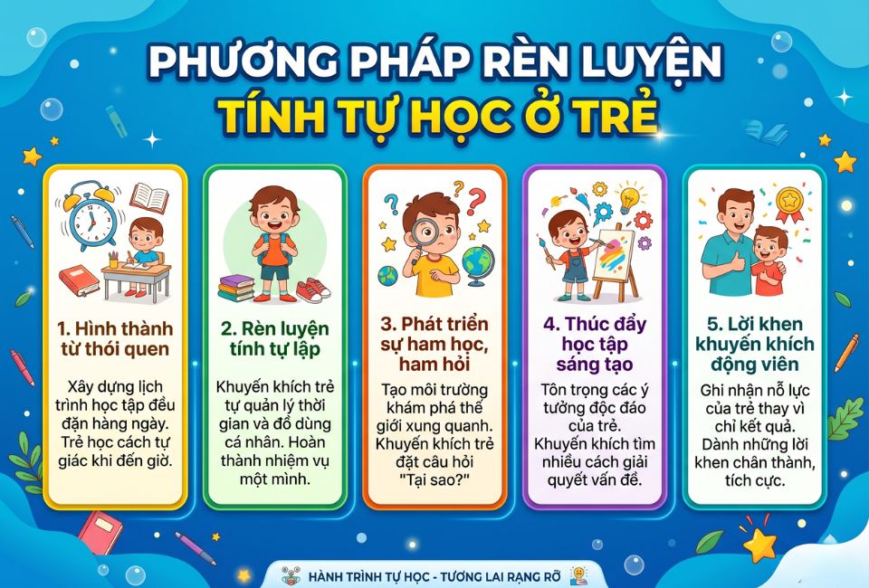 Phương pháp rèn luyện tính tự học ở trẻ